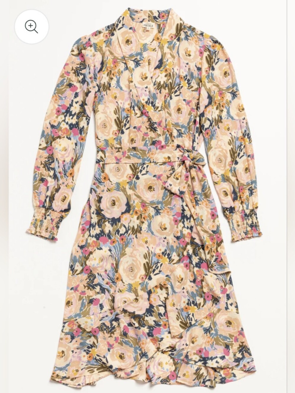 Women's Floral Wrap Dress Nwt